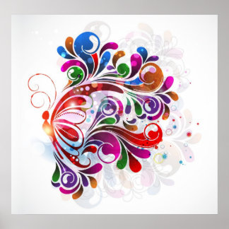 Skriv ut kärlek Butterflies Poster