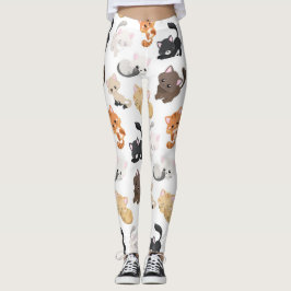 Skriv ut Kattunge Leggings