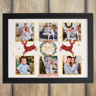 Skriv ut Keepsaké-fotokollage-familjen Fototryck