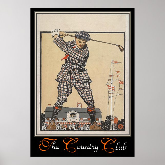Skriv ut Klubben Land Poster (Framsidan)