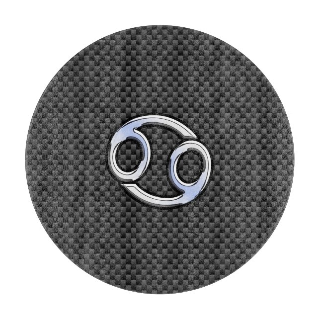 Skriv ut kolfibersignalen för Chrome Stil Cancer Z (Framsidan)