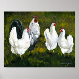 Skriv ut konsten "Tupp & Hens" Poster