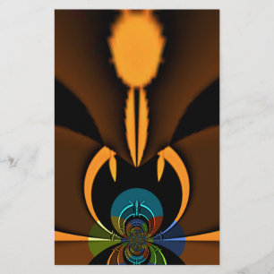 Skriv ut kontrast för abstrakt Färg Brevpapper