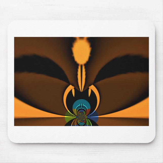 Skriv ut kontrast för abstrakt Färg Musmatta (Framsidan)