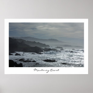 Skriv ut Kusten i Monterey Poster