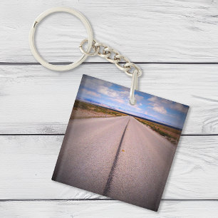 Skriv ut kvadratisk Mobil foto-Nyckelring