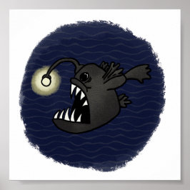 Skriv ut Lantern Fish Poster