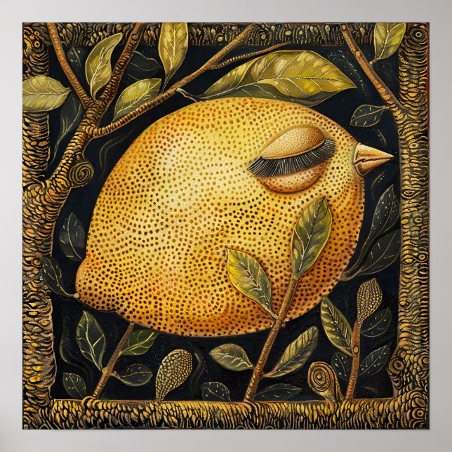 Skriv ut Lemon Decorative Painting Art Poster (Framsidan)