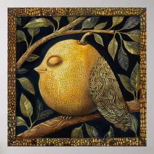 Skriv ut Lemon Decorative Painting Art Poster