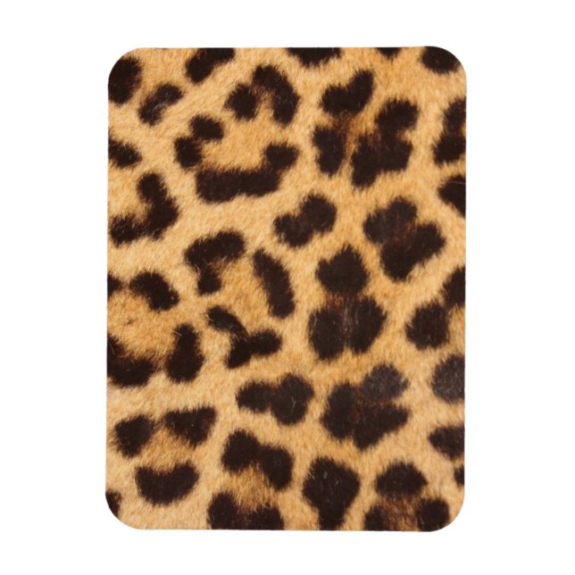 Skriv ut leopard Animal Skin Magnet (Vertikal)