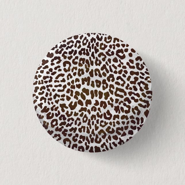 Skriv ut leopard Chocolate Knapp (Framsida)