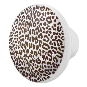 Skriv ut leopard Chocolate Knopp