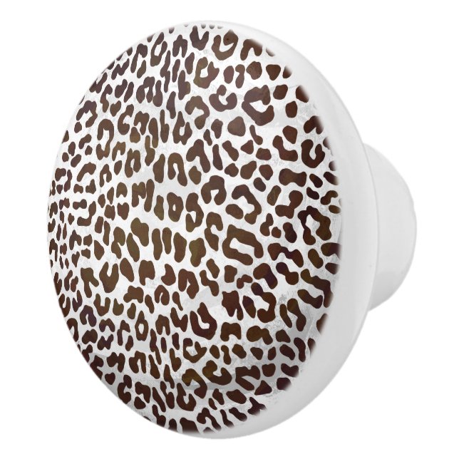 Skriv ut leopard Chocolate Knopp (Höger)