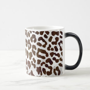 Skriv ut leopard Chocolate Magisk Mugg