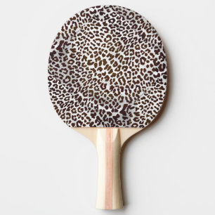 Skriv ut leopard Chocolate Pingisracket