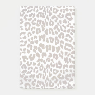 Skriv ut leopard Chocolate Post-it Block