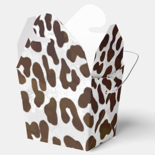 Skriv ut leopard Chocolate Presentaskar