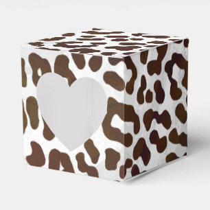Skriv ut leopard Chocolate Presentaskar
