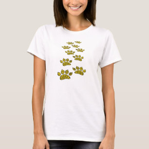 Skriv ut Leopard Paw T Shirt
