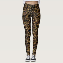 Skriv ut leopard-punk för Älskare-djur Leggings