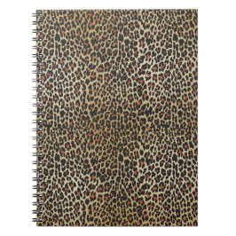 Skriv ut Leopard Skin Anteckningsbok