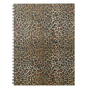 Skriv ut Leopard Skin Anteckningsbok