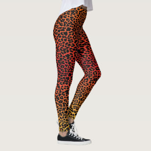 Skriv ut leopard Skin Leggings