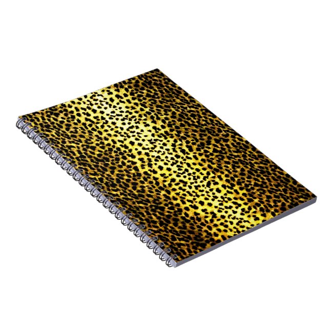 Skriv ut leopard Tapet Animal Anteckningsbok (Högra Sidan)