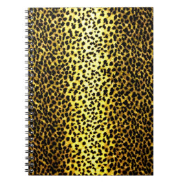 Skriv ut leopard Tapet Animal Anteckningsbok