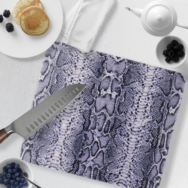 Skriv ut lila Snake Skin Animals (Purple Snake Skin Animal Print Cutting Board by Looly Elzayat)