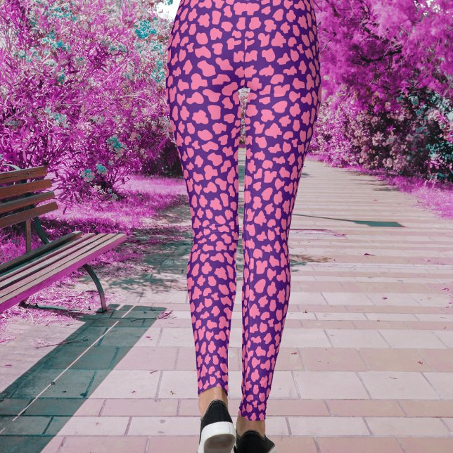 Skriv ut lila Tiger Leggings (Skapare uppladdad)