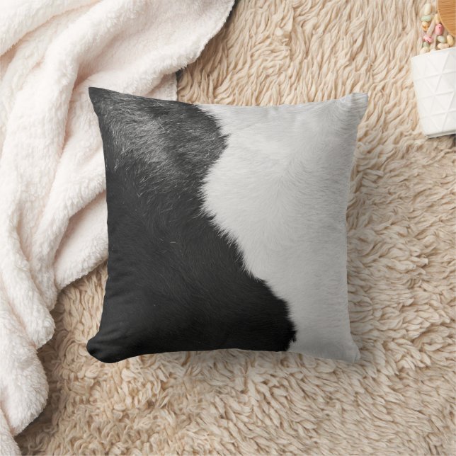 Skriv ut Luxury Cowhide Animal Skin Print  Kudde (Filt)