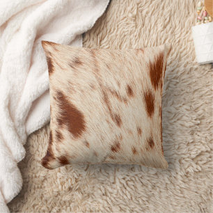 Skriv ut Luxury Cowhide Animal Skin Print  Kudde