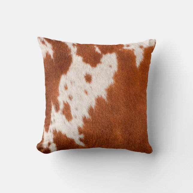 Skriv ut Luxury Cowhide Animal Skin Print  Kudde (Framsida)