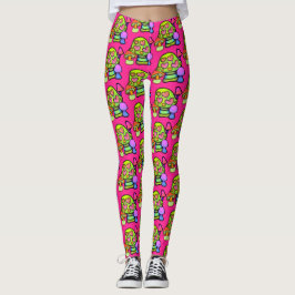 Skriv ut Magic Mushroom Leggings