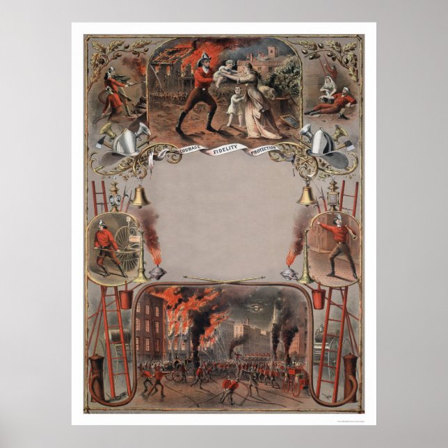 Skriv ut mall för brandskyddscertifikat poster (Framsidan)