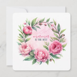 Skriv ut "mamma är det bästa" kort