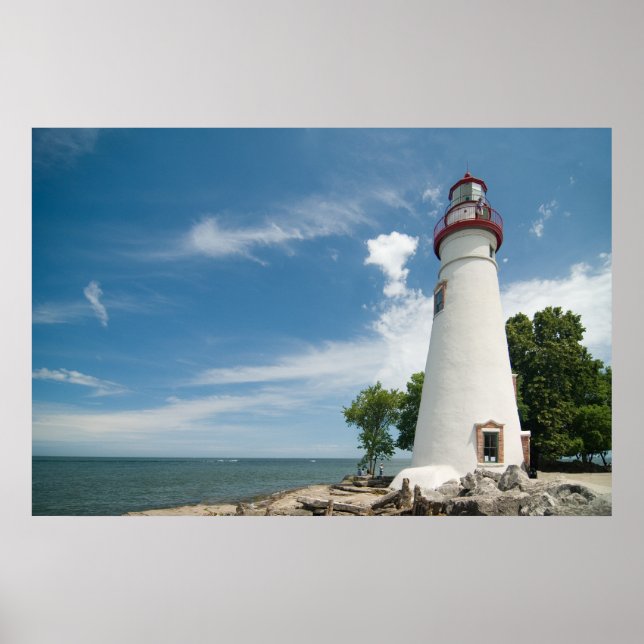 Skriv ut Marblehead Lighthouse Poster (Framsidan)