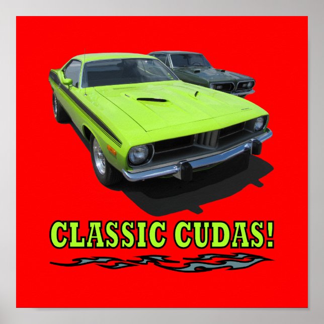 Skriv ut med "CLASSIC CUDAS!"-design Poster (Framsidan)