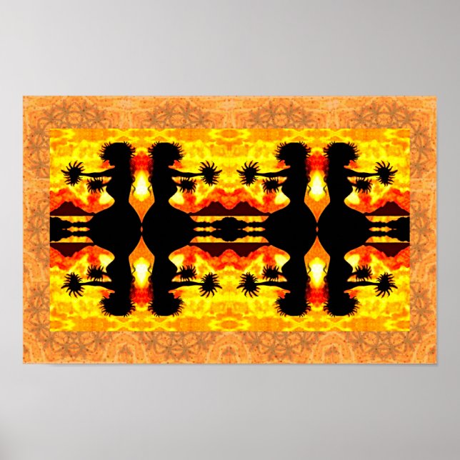 Skriv ut med högdagrar, Poster Pappert (projektion (Framsidan)