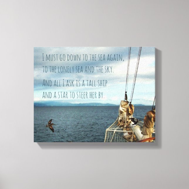 Skriv ut med Kusten-sjöfeber Canvastryck (Framsida)