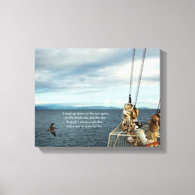 Skriv ut med Kusten-sjöfeber Canvastryck (Framsida)