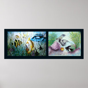 Skriv ut med skräppost och vänskapskollage poster