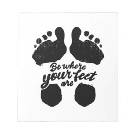 Skriv ut med svart och vitt "Var är din föda" Anteckningsblock