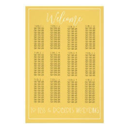 Skriv ut minimal för flyttbar Gult Fototryck