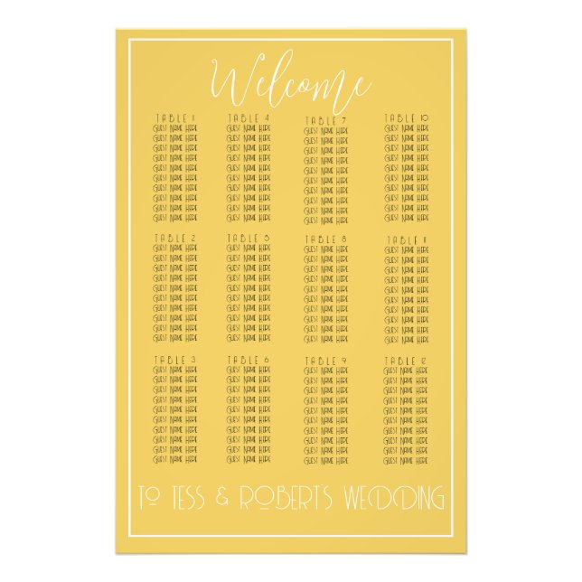 Skriv ut minimal  för flyttbar Gult Fototryck (Framsidan)