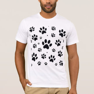 Skriv ut minimalistisk kattpapp t shirt