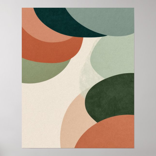 Skriv ut modern Abstrakt Wall Art Art Poster (Framsidan)