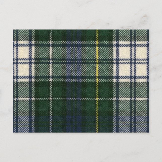 Skriv ut modern Tartan-utskrift för Campbell Vykort (Framsida)