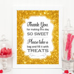 Skriv ut Möhippan Faux Guld Candy Buffet  Fototryck<br><div class="desc">Den här faux guld-gåtan-buffésignalen är perfektens komplimang till godiset pub vid din bröllop,  födelsedag,  möhippa eller babydusch. Den har en bakgrund i gnistran guld med en ram-nedskärning med frasen "Tack för att du skapar den här dagen så söt,  ta en påse och fyll den med slitningar".</div>